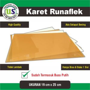 Karet Stempel Runaflek Kuning Ori Japan High Quality