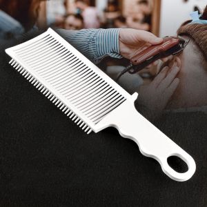 【Ship in 24H】Mens Fade Comb Salon Barber Comb Push Clipper Comb Haircut Comb Flat Top Hair Comb Antistatic Positioning Comb