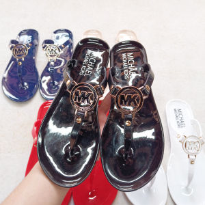 MK Herringbone Flat Sandals For Women Wedge Heel Designer Ladies Sandals Slpers
