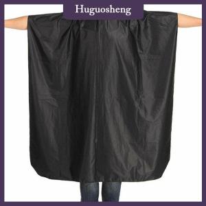 [huguosheng] ชุดคลุมตัดผมผู้ใหญ่เสื้อคลุมสีดำ