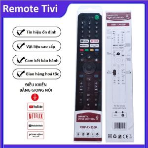 Remote Điều khiển bằng giọng nói Tivi Sony mẫu RMF-TX520P cho tivi LCD Led Qled Oled 4k 8k...