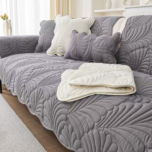 1/2/3 Seater Sofa Cover Non-slip Washable Anti-wear Couch Cover Sofa Mat Cushion Raya Anti Scratch