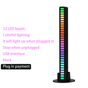 hot selling# Sound Control Creative LED Strip Sound Control Rhythm Light Bar RGB Atmosphere Lights