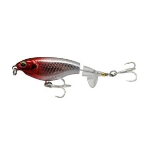 SITA Fishing Lure 6g 11g Rotating Tail Popper Floating Lure Propeller Tractor Sea Fishing Lure Hard Bait Floating Water Pencil Road