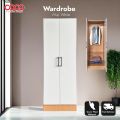 COCO 2 Door Wardrobe | 2 Pintu Almari Murah | Almari Pakaian | Almari Baju | Almari Besar | Kabinet Baju / Ready Stock. 