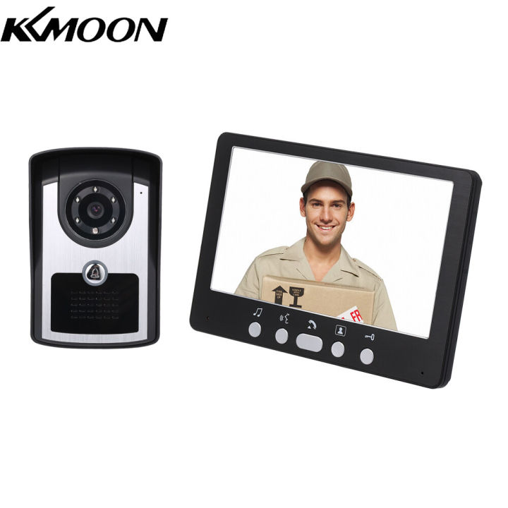 KKmoon inch Monitor HD Camera Video Door Phone Doorbell Intercom