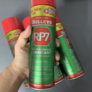 Bình xịt chống rỉ/gỉ set SELLEYS RP7 - vệ sinh bôi trơn ngăn ngừa ăn mòn kim loại - Chai 350GR