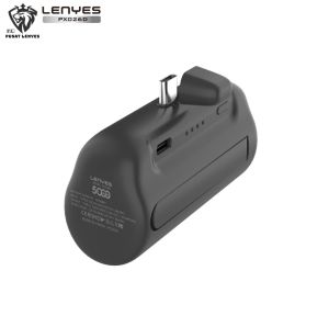 PX026D - Powerbank LENYES PX-026 D 5000mAh Mini Powerbank Fast Charging 2 Conector Options With Stand Of Power Bank Type C
