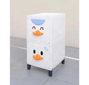 LEMARI PLASTIK CLUB ALFA DUCK SERBAGUNA LEMARI ANAK RAK BUKU  [CLBBOX]