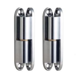 Gói 2 bản lề tủ chịu lực cao thép mạ kẽm phụ tùng kim loại cho cửa tải nặng cho khung và gọng kim loại nội thất