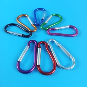 Móc khóa nhôm nhỏ xinh đa năng Nhiều màu - giao ngẫu nhiên