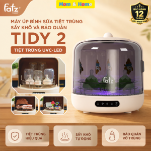 Máy Úp Bình Sữa Tiệt Trùng UVC FATZ BABY TIDY 2 Sấy Khô Khử Mùi và Bảo quản 72H BH 12 Tháng