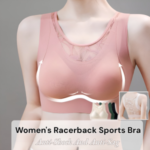 Womens Sport Bra Nonmarking Moisture Absorbent Breathable Womens Underwear Womens Anti-Shock And Anti-Sag Running Vest