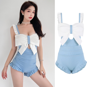 LALUNA SWIM ชุดเดรสว่ายน้ำ ชุดว่ายน้ำวันพีท ชุดว่ายน้ำไม่โป๊ M-XL | น้ำหนัก 40-65 กก. BK-322