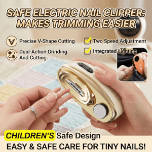 ✨Electric Nail Clipper 2 IN 1 Automatic Nail Grinder Multifunctional Portable Anti-pinch Nail Trimmer Nail Polishing