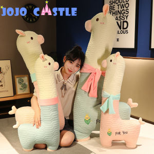 JOJO CASTLE Large 80/100/130cm Ice Silk Alpaca Throw Pillow Look Practical Summer Ice Cold Touch Leg Doll Shipping Plush Toy  草泥马