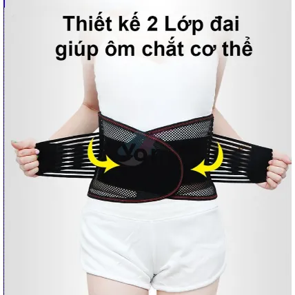 Đai Nịt Bụng giảm eo, bảo vệ cột sống, giảm đau lưng thế hệ mới