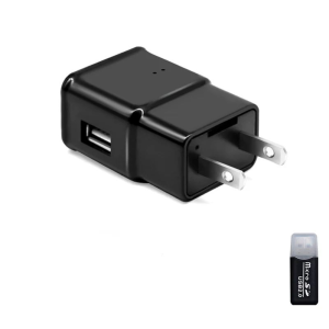 SPY Camera Charger Hidden Cam DVR - 1080P Night Vision & Motion Detection Portable Nanny Cam for Home Security (Philippines Free Shipping)