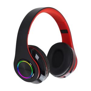 【🔥SG SELLER🔥】RICHMENTGADGET LED Bluetooth V5.0 Headset Sports Headphone Subwoofer Wireless Stereo Support Card Earphone Sports Gaming Foldable Headphones