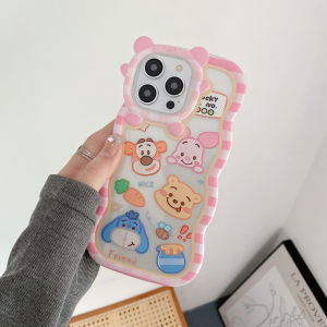 VIVO Y02s Y15a Y15s Y16 Y21T Y22s Y27 Y33s Y33T Y35 Y36 Y78 V25 V25e V27 V27e V29 5G cute cartoon lotso pooh transparent soft case