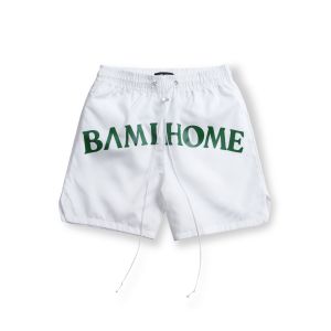 Quần short nam PURA BAMI HOME quần vải dù kháng nước có dây rút lưng thun co giãn form trên gối QB09