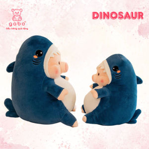 gấᴜ Bông Heo Cosplay khủng Long Heo Lulu áo Cá Mập quà tặng bạn trai cute Valentine Hàng Quảng Châu K3T5