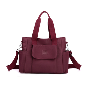 Womens Nylon Tote Bag Multi-interlayer Crossbody Satchel Bag Large Capacity Casual Top Handle Handbags