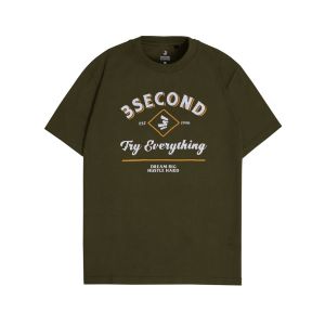3Second Clooney Kaos Pria Katun Lighweight Regular Fit C340424