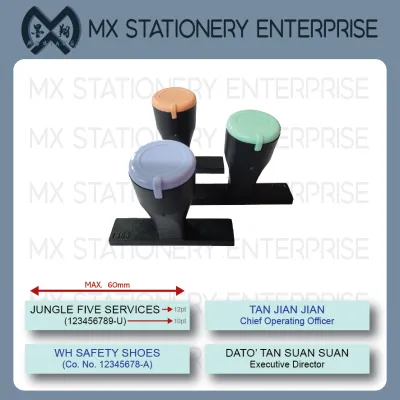 Rubber Stamp & Chop Custom & Custom Made & Square