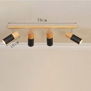 Japanese style Wooden Spotlight Ceiling Decoration Ceiling Lamp Living Room Dining Room Corridor Led LightFast shipping