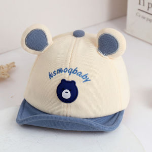 Baby Baseball Cap Toddler Sun Hat Cotton Adjustable Cute Ears Sun Protection 3 Months 2 Years Kids