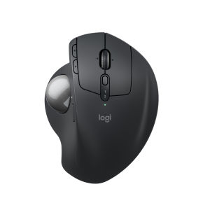 Logitech MX ERGO Advanced Wireless Trackball – For PC and MAC Ergonomic Design Adjustable Hinge Precision Scroll Wheel Two-Channel Easy Switch Long-lasting Rechargeable Battery