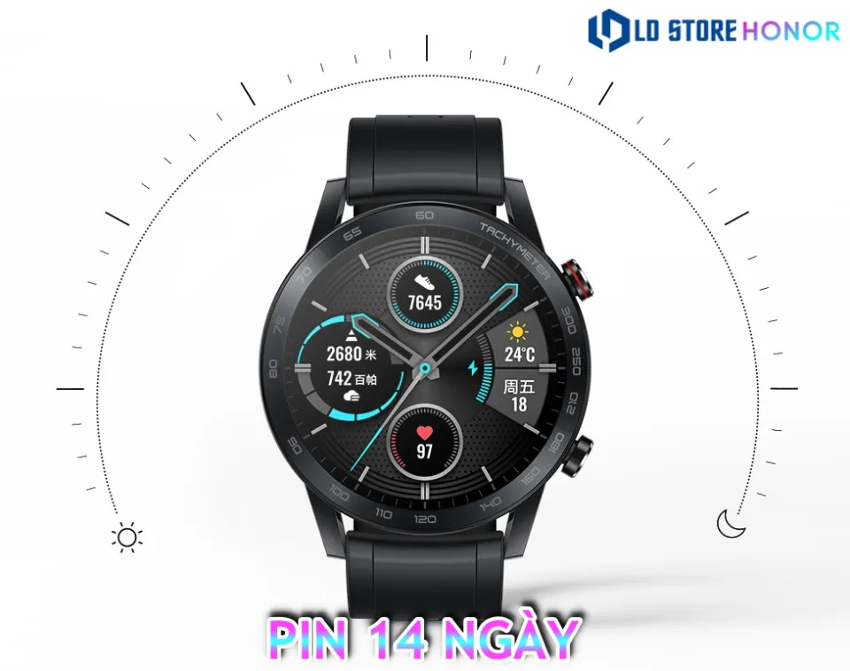 ĐỒNG HỒ THÔNG MINH HONOR WATCH MAGIC 46MM BẢN QUỐC TẾ Lazada
