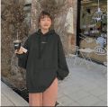 ELLON ARC SWEATER HOODIE OVERSIZE | SWEATER WANITA BIG SIZE. 