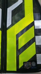 Reflector Vest Riders Vest ( Heavy Duty ) - Free Flag