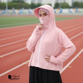 Hitjab - Sun Protection Short Jacket Climacool Jaket Olahraga Anti Matahari Sport Polos 8990. 