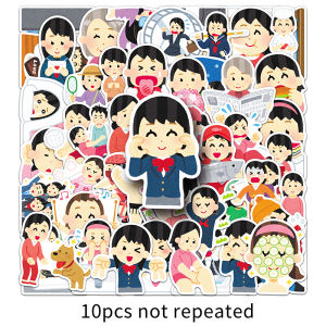 50ชิ้นสติกเกอร์ลายการ์ตูนวายร้ายที่สร้างสรรค์น่ารักตกแต่งกันน้ำสามารถหยดกาวเครื่องพิมพ์ประสิทธิภาพสูงตัดอิสระ