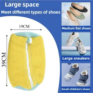 【SG In STock】Washing Shoes Bag Cotton Laundry Net Fluffy fibers Easily remove dirt Washing Bags Anti-deformation