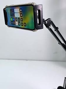 AE Hidden bedside lazy stand clamp-free phone and tablet holder overhead arm stand for watching and binge-watching shows
