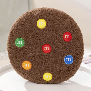Gấu Bông Bánh Quy Chocolate Chip – Gối Ôm Cookie Mềm Mịn Trang Trí Sofa 2026