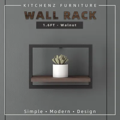 KitchenZ Victor Series Wall Rack Open Storage Wall Unit - V49002-WN
