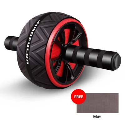 ⭐[Sg Seller]Fitness Giant AB Wheel ABS Roller - Abdominal Wheel Workout ABS Trainer - Core Trainers - With Free Knee Pad