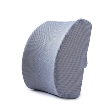 GLOBECART Breathable Lumbar Support Pillow Slow Rebound Memory Sponge Back Cushion Multi-purpose Car Cushion Office Chair