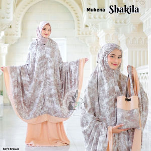 2in1 Mukena Smoke Salwa                         Mukenah 2 in 1 Polos Super Jumbo Terbaru 2022 Bali Dewasa Rayon Jumbo Lebaran Modern Kekinian Murah Adem Lembut Travel Premium Baneska