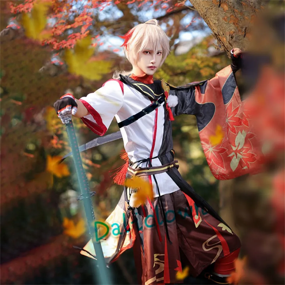 Anime Genshin Impact Five Kasen Cosplay Kaedehara Kazuha Cosplay