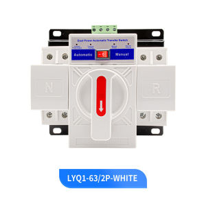Automatic Transfer Switch ATS 63A 2P Auto Otomatis 220V Dual Power PLN Genset Inverter