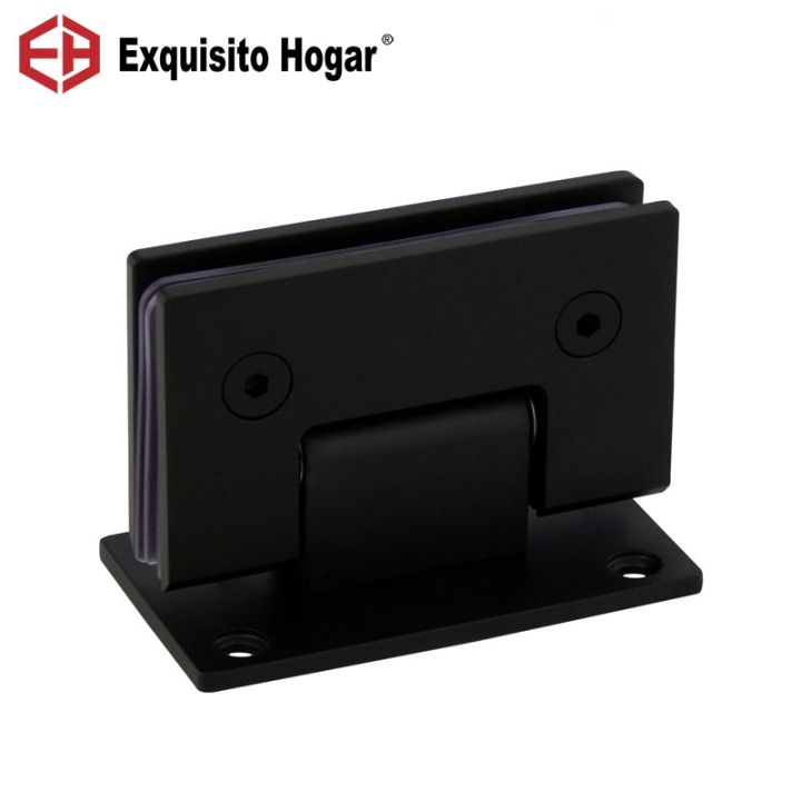 Glass Door Bathrooms Stainless Steel 304 Wall Mount Black Glass Shower