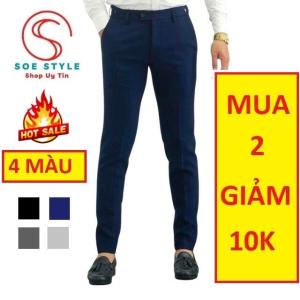 Quần Tây Đi Học SOE Style co giãn nhẹ giữ độ đứng quần không nhăn không xù không ra màu mềm mịnthoáng mát thấm hút mồ hôi tốt Quần âu cao cấp ống côn phù hợp cho học sinh sinh viên nhân viên công sở
