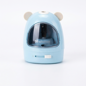 【Lucky Home】 Cute Animal Electric Pencil Sharpener / Battery or USB Powered / Adjustable Point/Replaceable Cutter