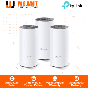 TP-Link Deco E4 AC1200 Whole Home Mesh Wi-Fi System (3-Pack) | Seamless Roaming Mesh WiFi | Mesh Router